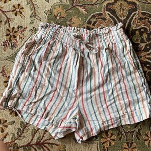 Madewell striped shorts